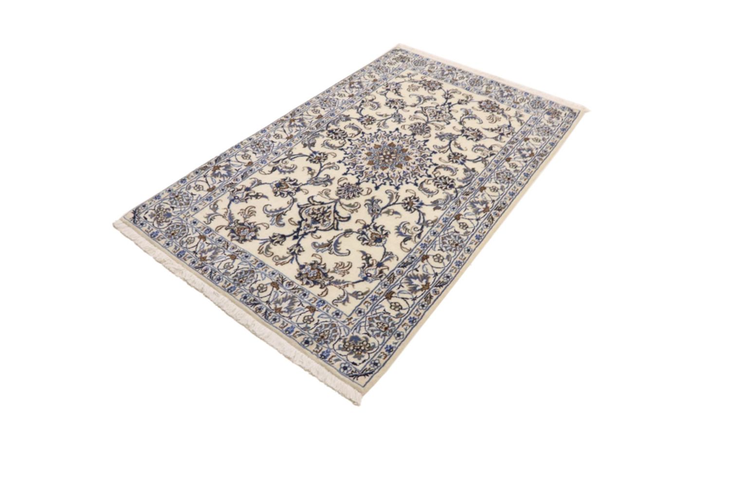 Alfombra persa - Nain - 200 x 120 cm - crema