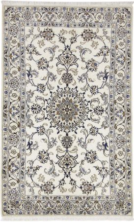Alfombra persa - Nain - 200 x 120 cm - crema