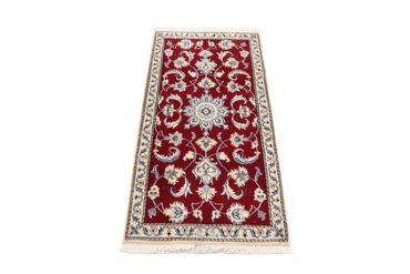 Alfombra persa - Nain - 137 x 70 cm - rojo