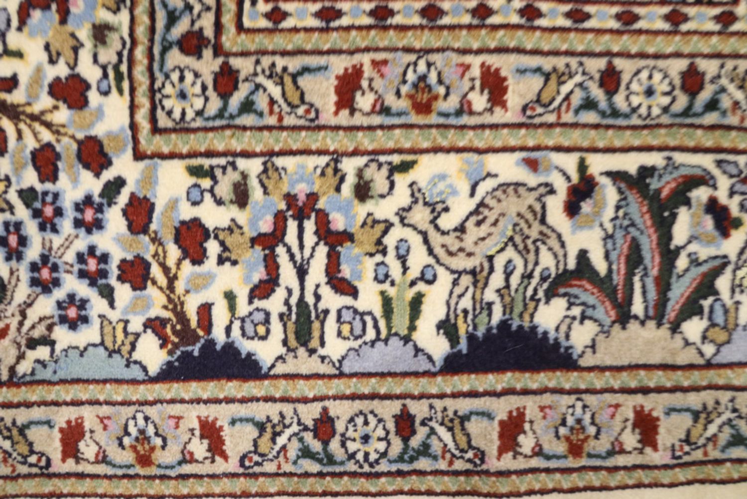 Perský koberec - Klasický - 195 x 148 cm - tmavě béžová