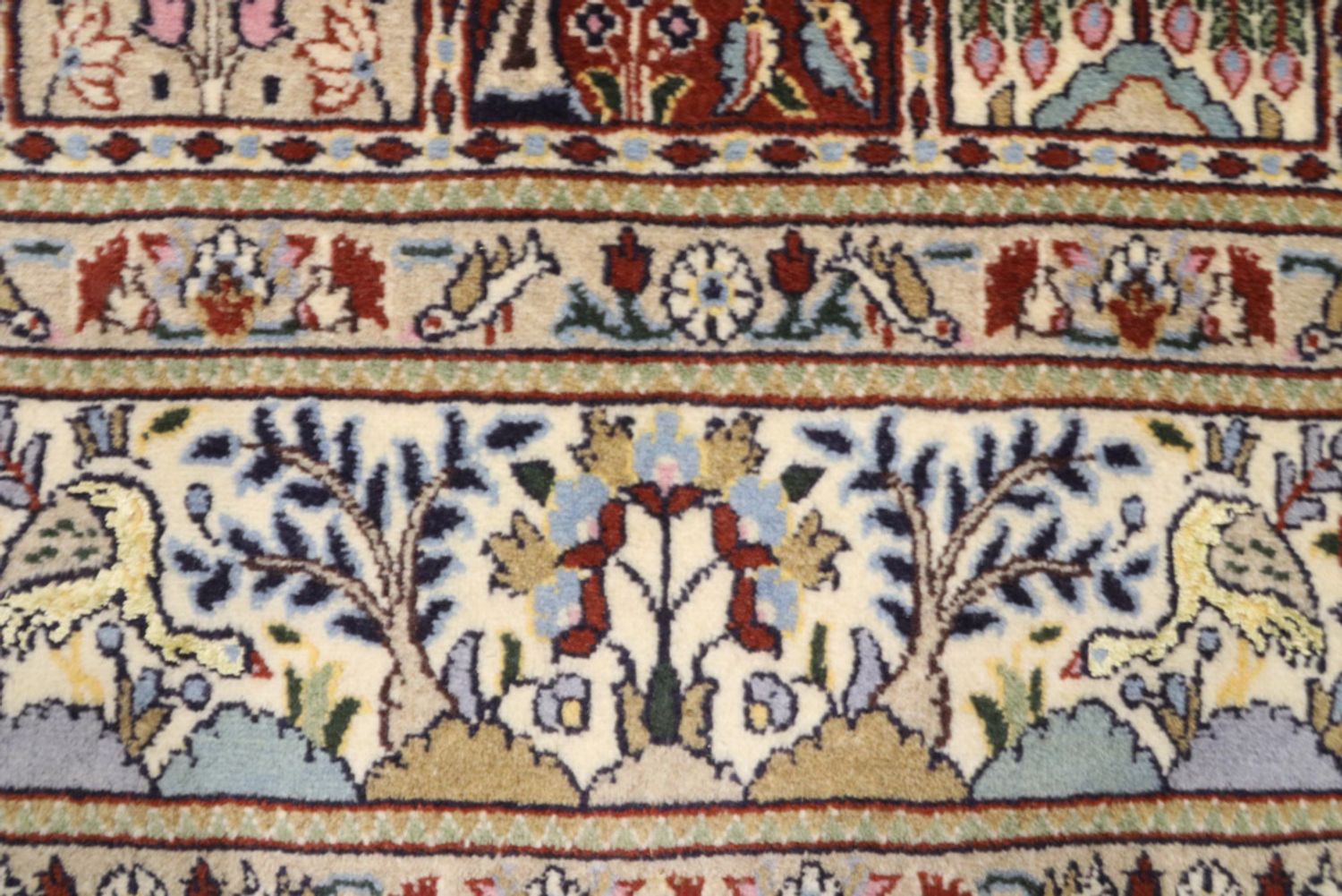 Perský koberec - Klasický - 195 x 148 cm - tmavě béžová