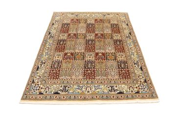 Perský koberec - Klasický - 195 x 148 cm - tmavě béžová