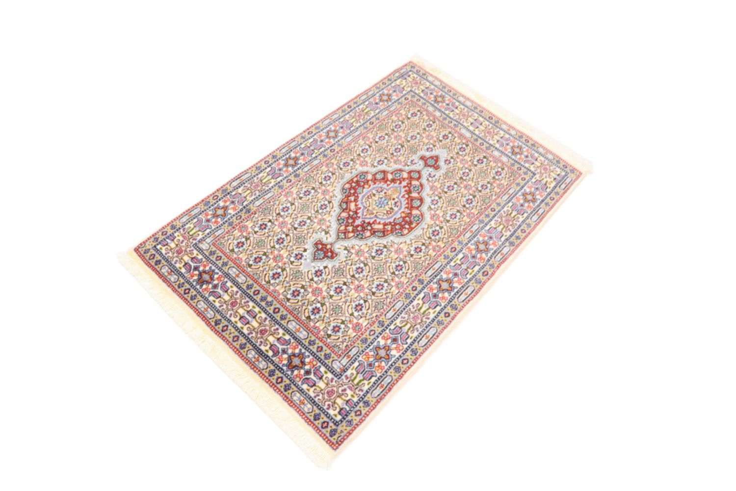 Alfombra persa - Clásica - 121 x 78 cm - beige oscuro