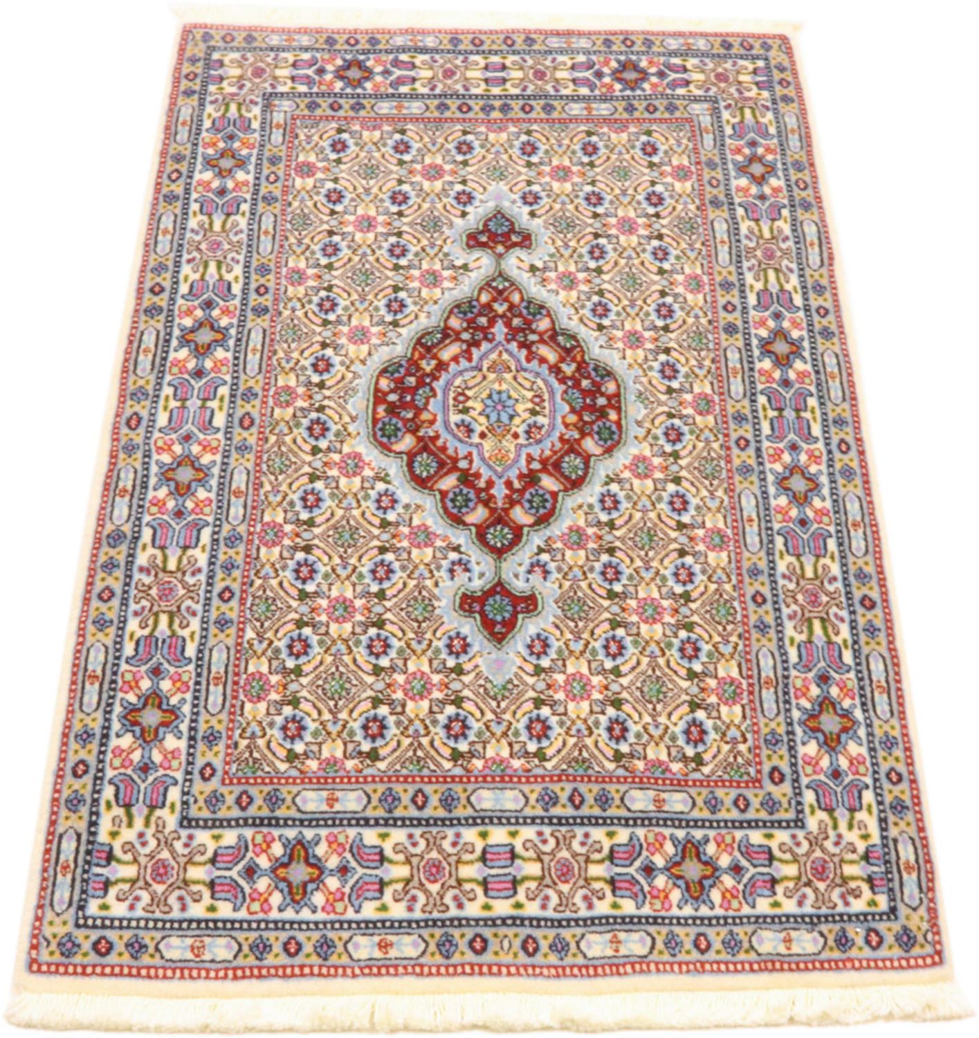 Alfombra persa - Clásica - 121 x 78 cm - beige oscuro