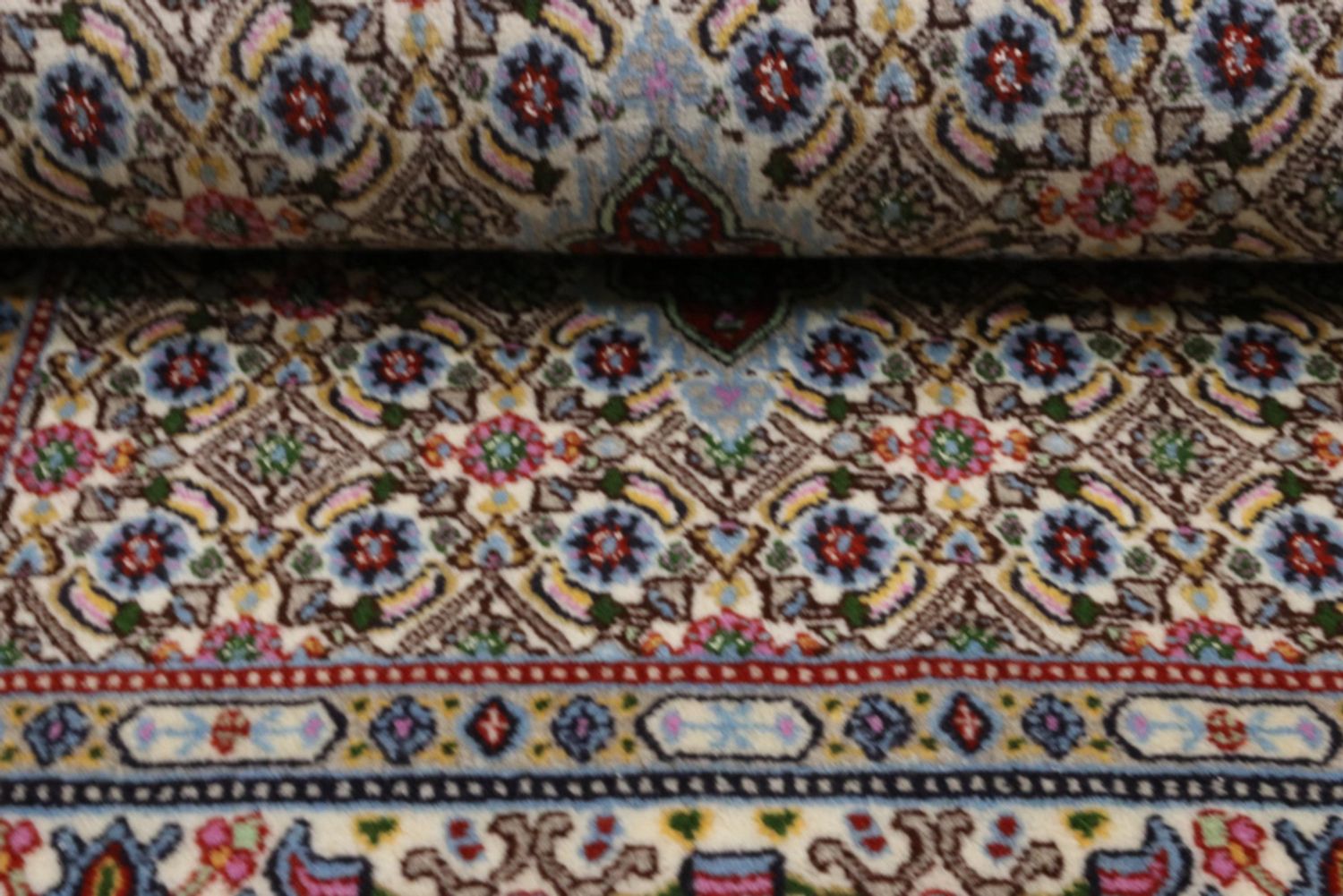 Alfombra persa - Clásica - 121 x 78 cm - beige oscuro