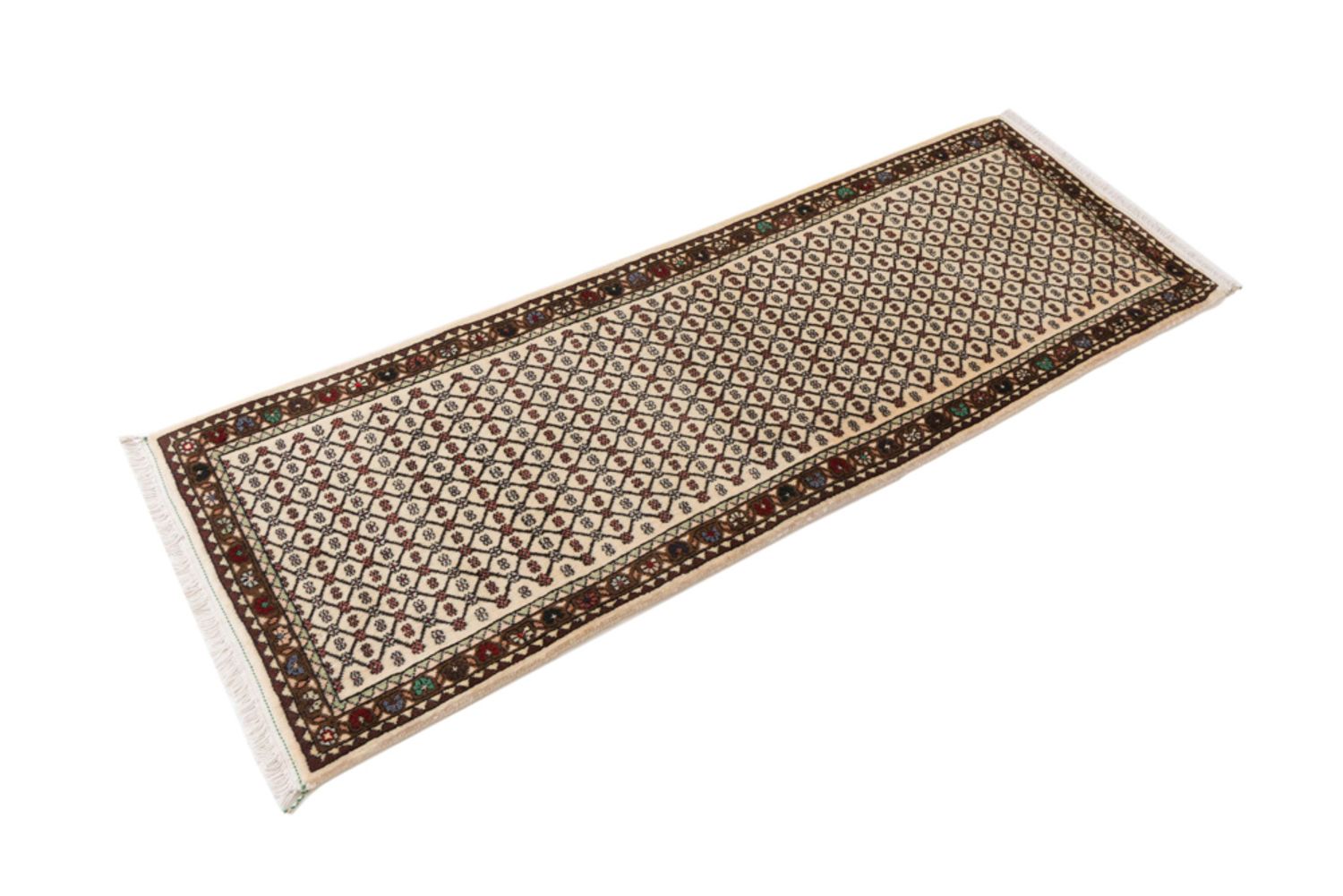 Alfombra de pasillo Alfombra persa - Tabriz - 190 x 67 cm - beige claro