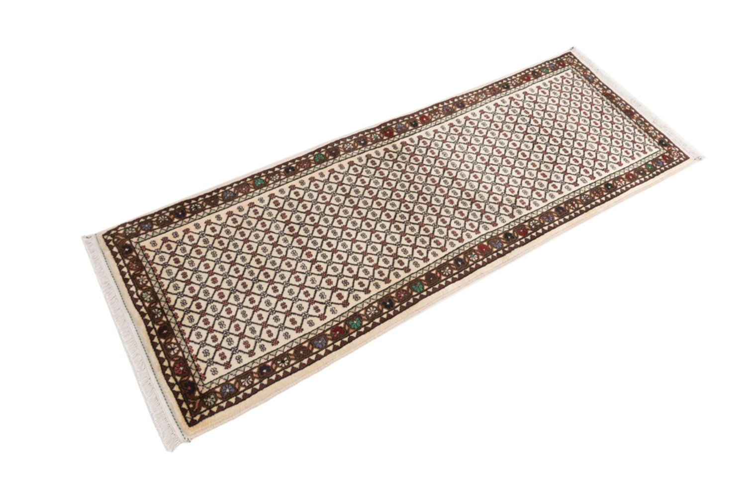 Alfombra de pasillo Alfombra persa - Tabriz - 190 x 67 cm - beige claro