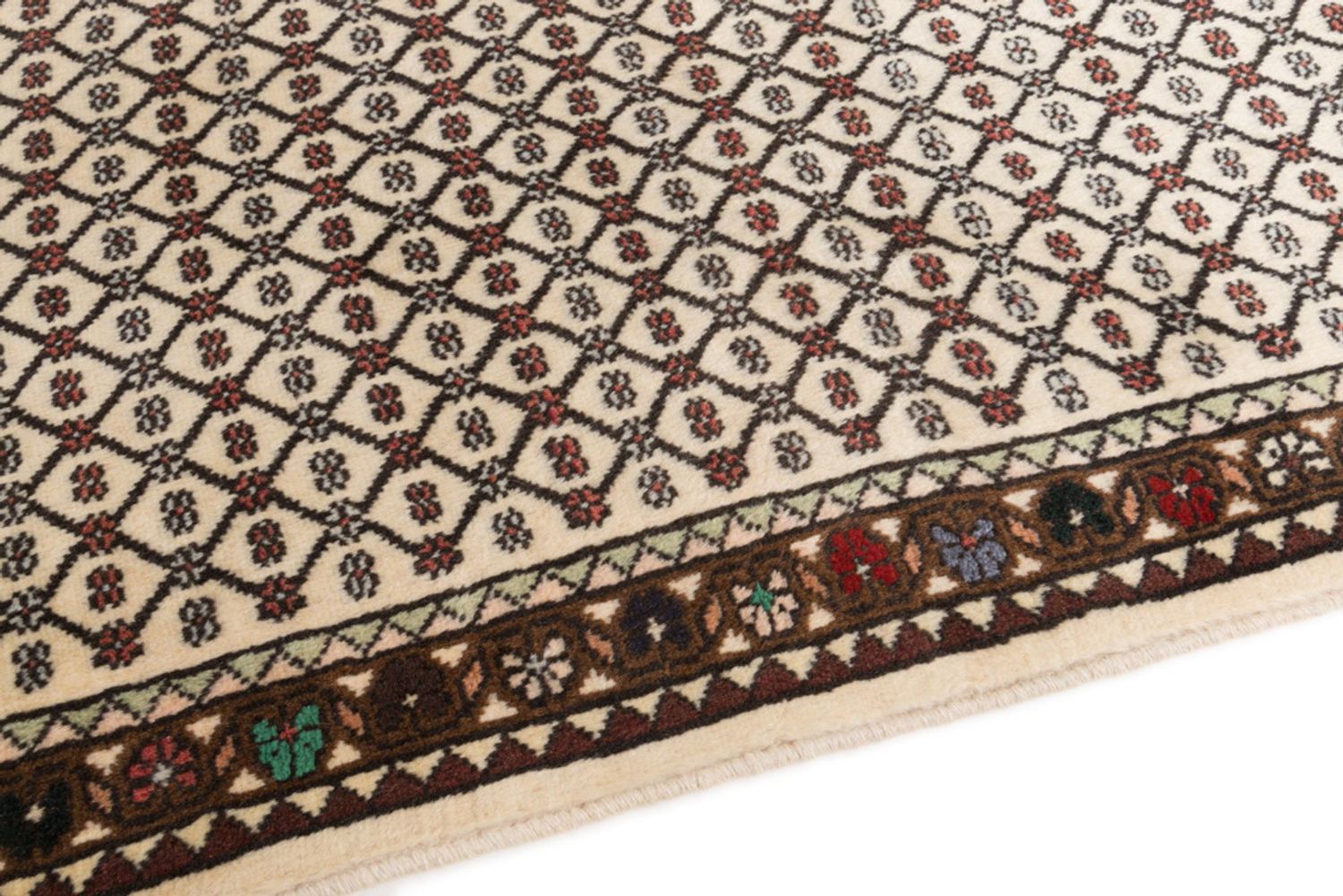 Alfombra de pasillo Alfombra persa - Tabriz - 190 x 67 cm - beige claro