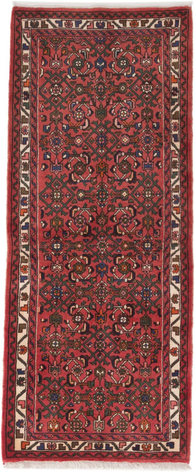 Alfombra de pasillo Alfombra persa - Nómada - 195 x 80 cm - rojo oscuro