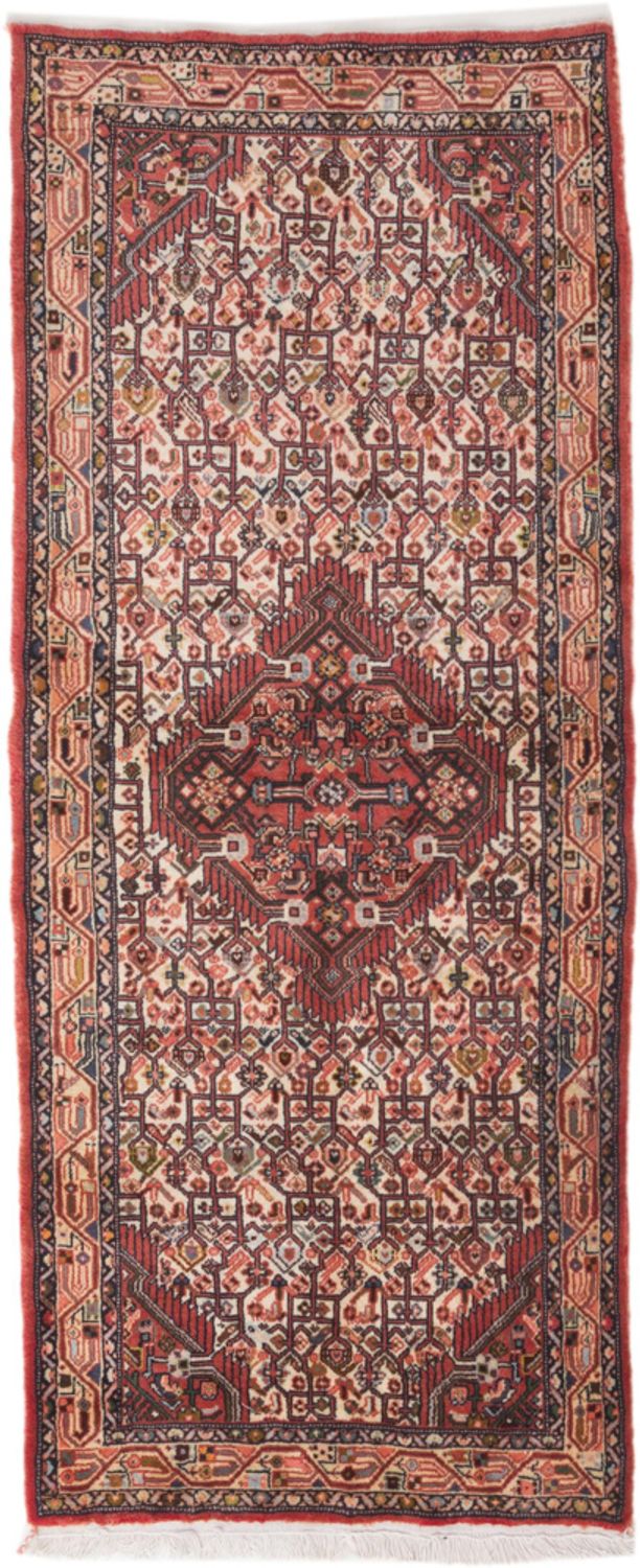 Alfombra de pasillo Alfombra persa - Clásica - 200 x 80 cm - rojo claro