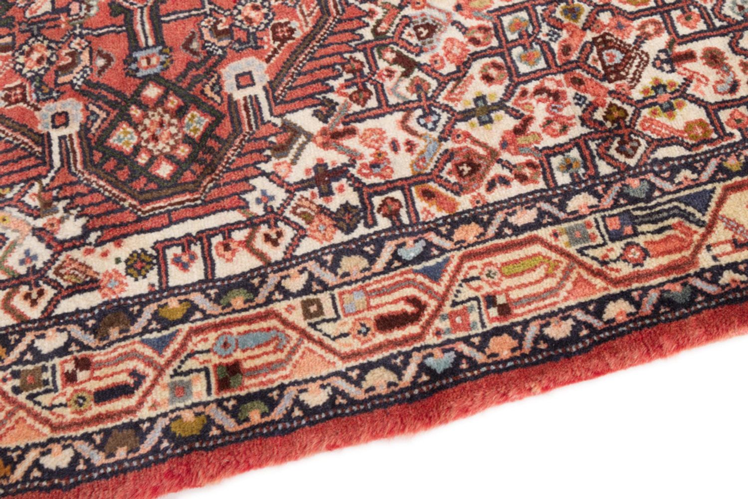 Alfombra de pasillo Alfombra persa - Clásica - 200 x 80 cm - rojo claro