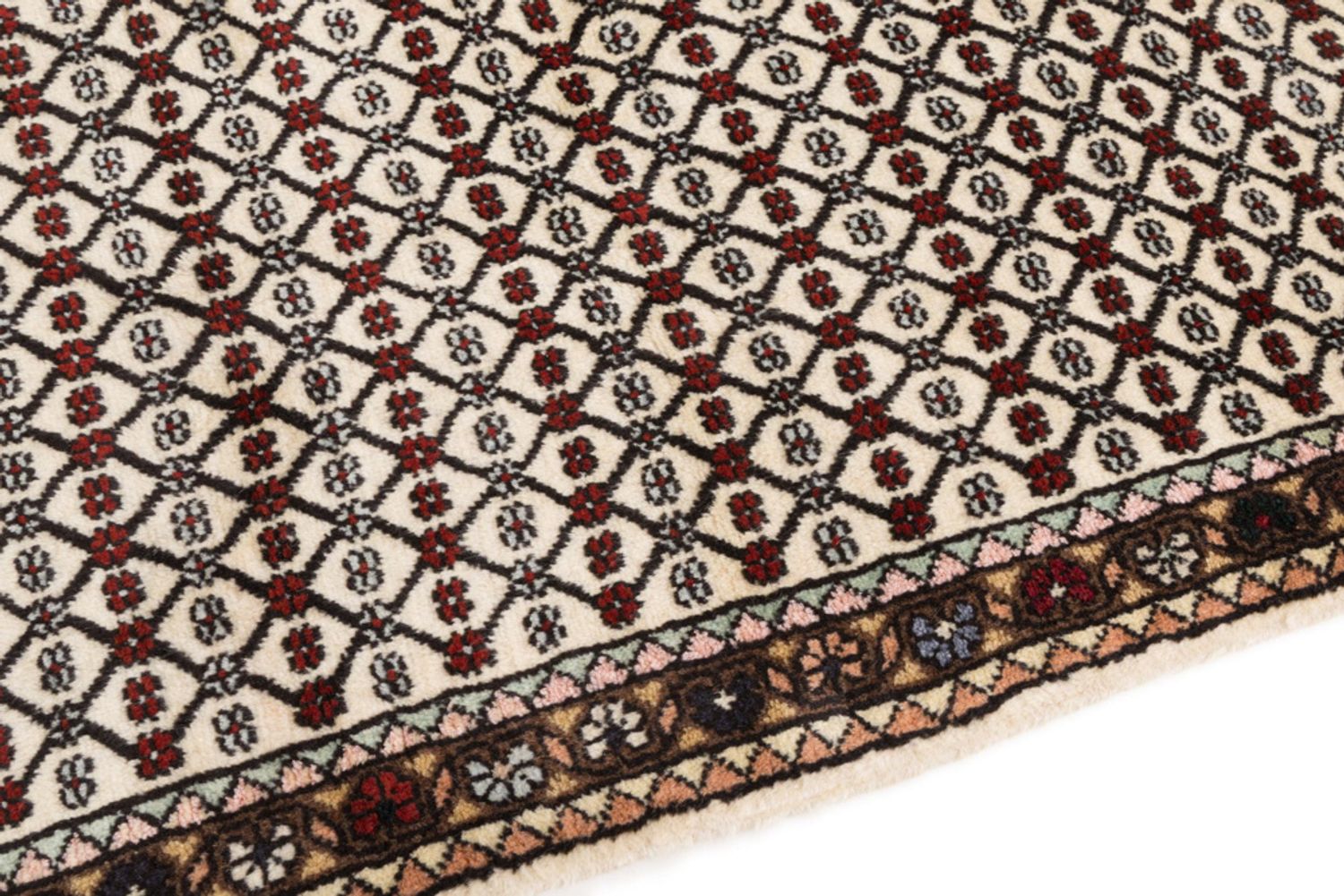 Runner Perský koberec - Mir - 190 x 63 cm - světle béžová