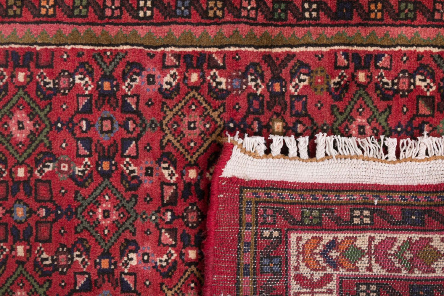 Alfombra de pasillo Alfombra persa - Nómada - 195 x 97 cm - rojo