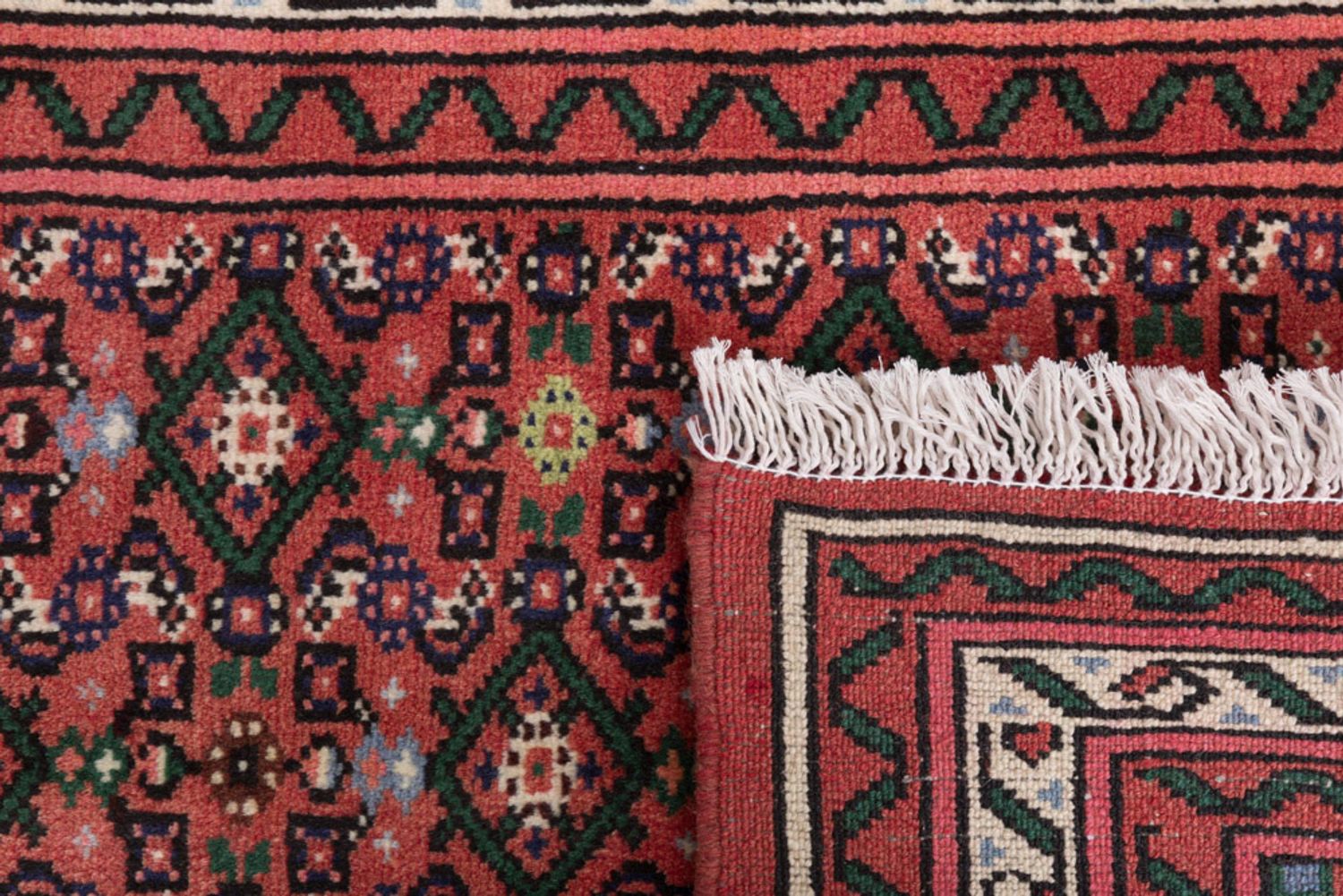 Alfombra de pasillo Alfombra persa - Nómada - 200 x 75 cm - rojo