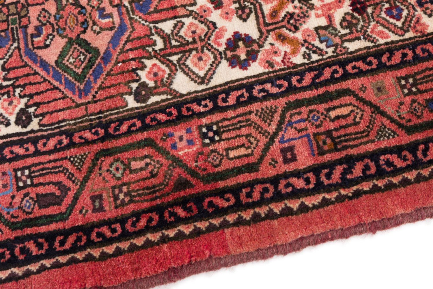 Alfombra de pasillo Alfombra persa - Nómada - 200 x 80 cm - rojo claro