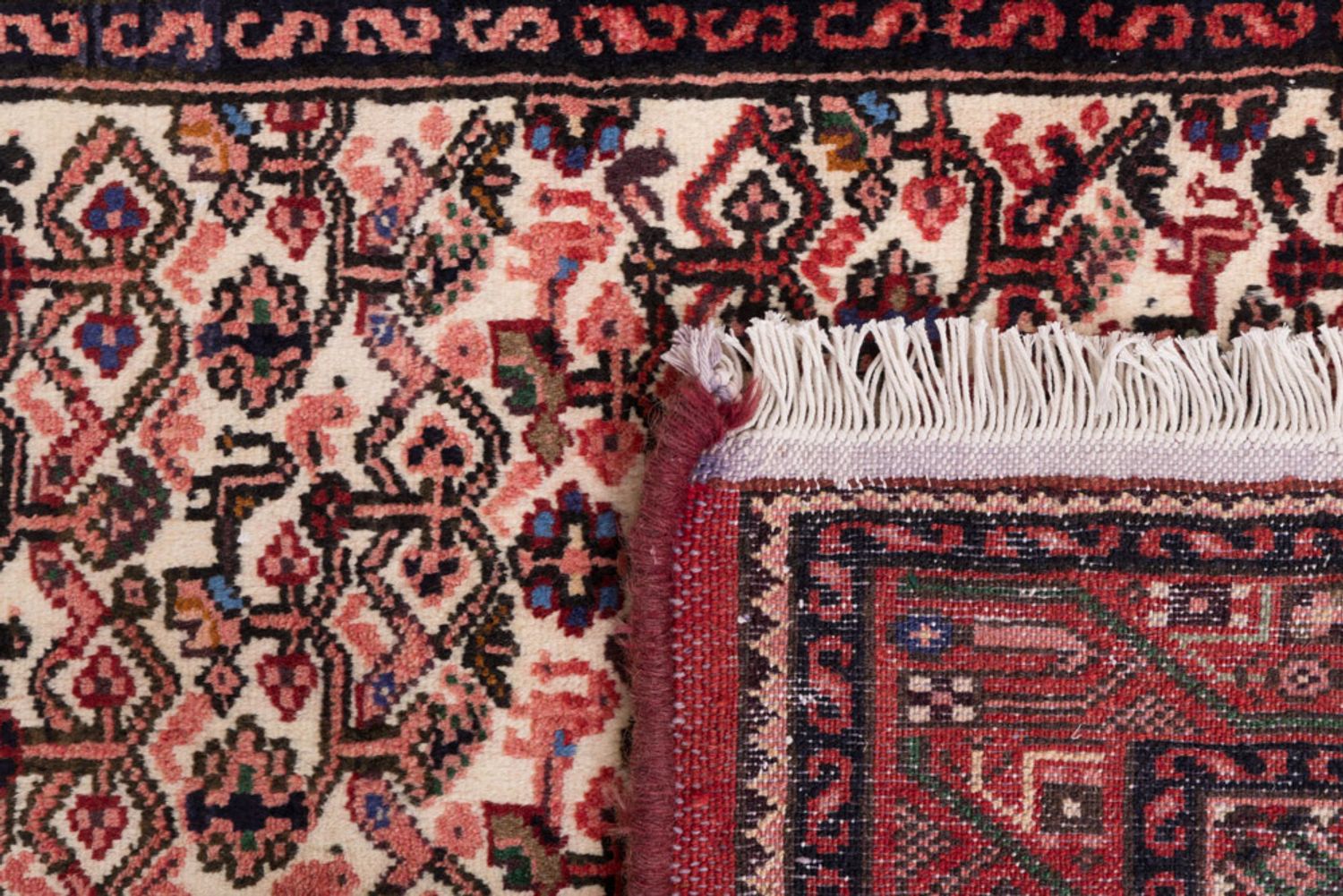 Alfombra de pasillo Alfombra persa - Nómada - 200 x 80 cm - rojo claro