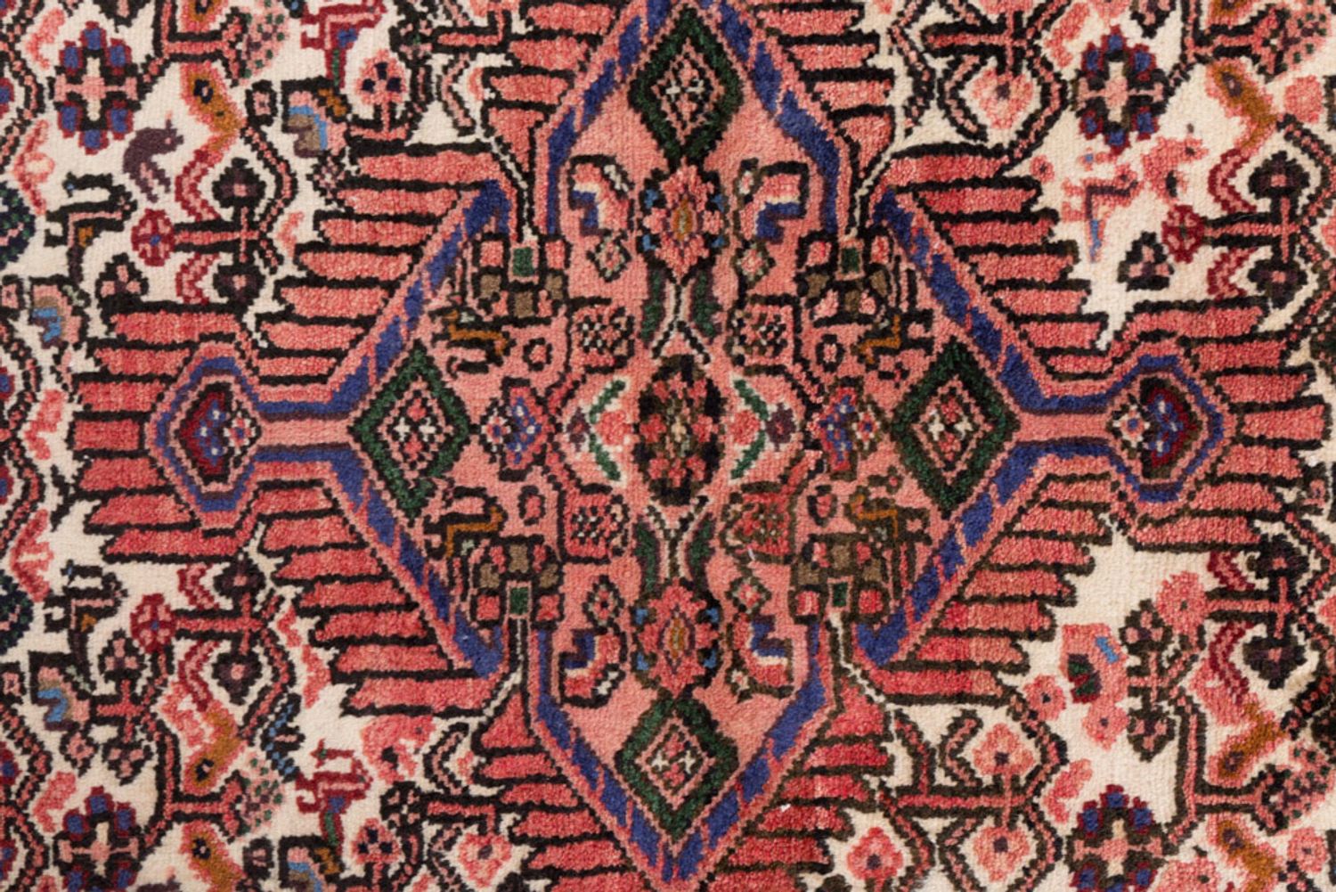 Alfombra de pasillo Alfombra persa - Nómada - 200 x 80 cm - rojo claro