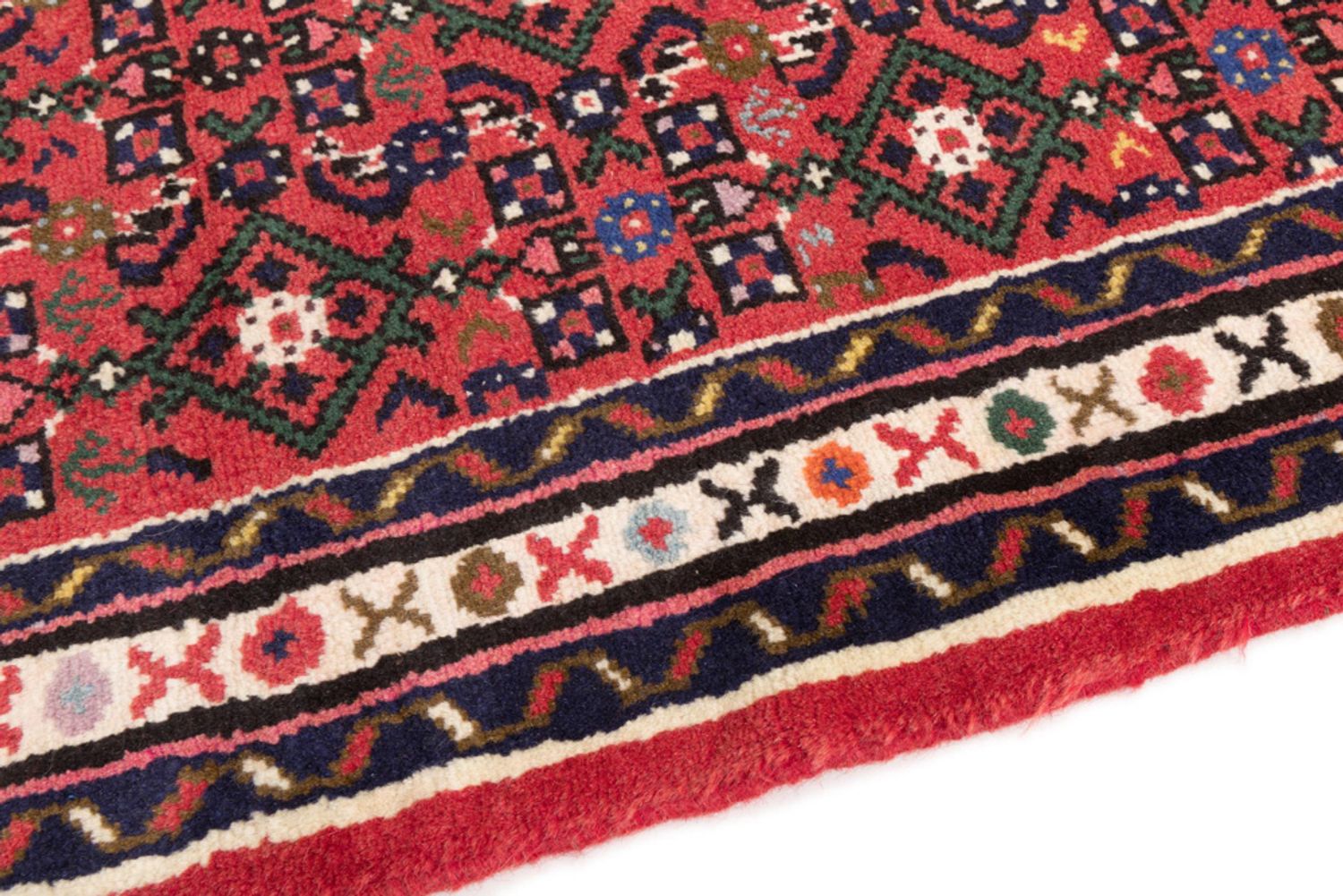 Alfombra de pasillo Alfombra persa - Nómada - 210 x 70 cm - óxido