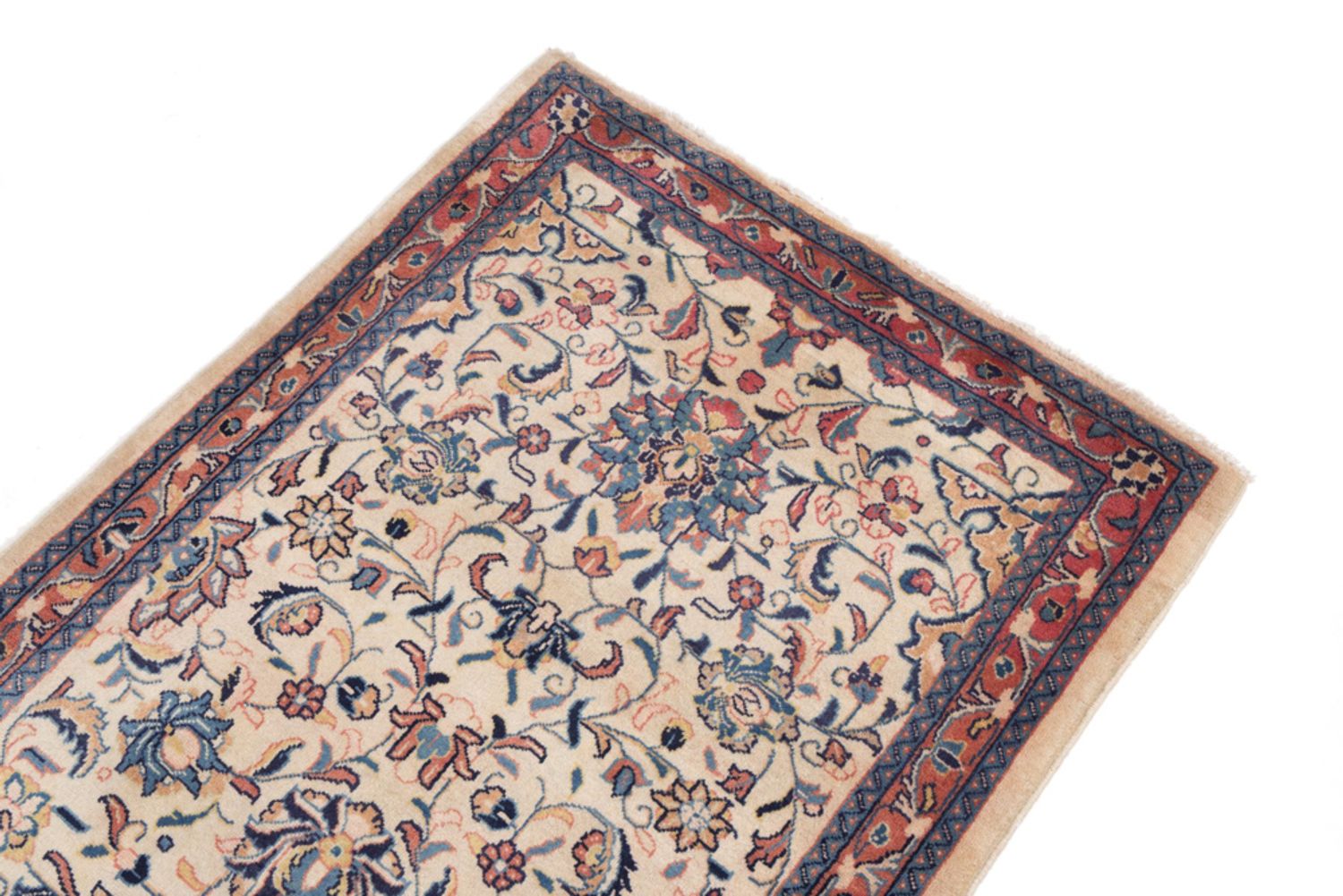 Runner Perský koberec - Klasický - 210 x 82 cm - krémová