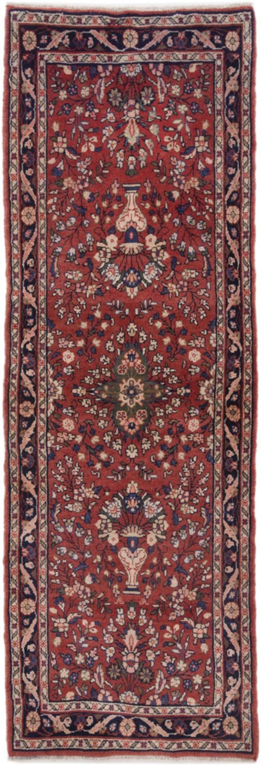 Alfombra de pasillo Alfombra persa - Nómada - 214 x 75 cm - rojo