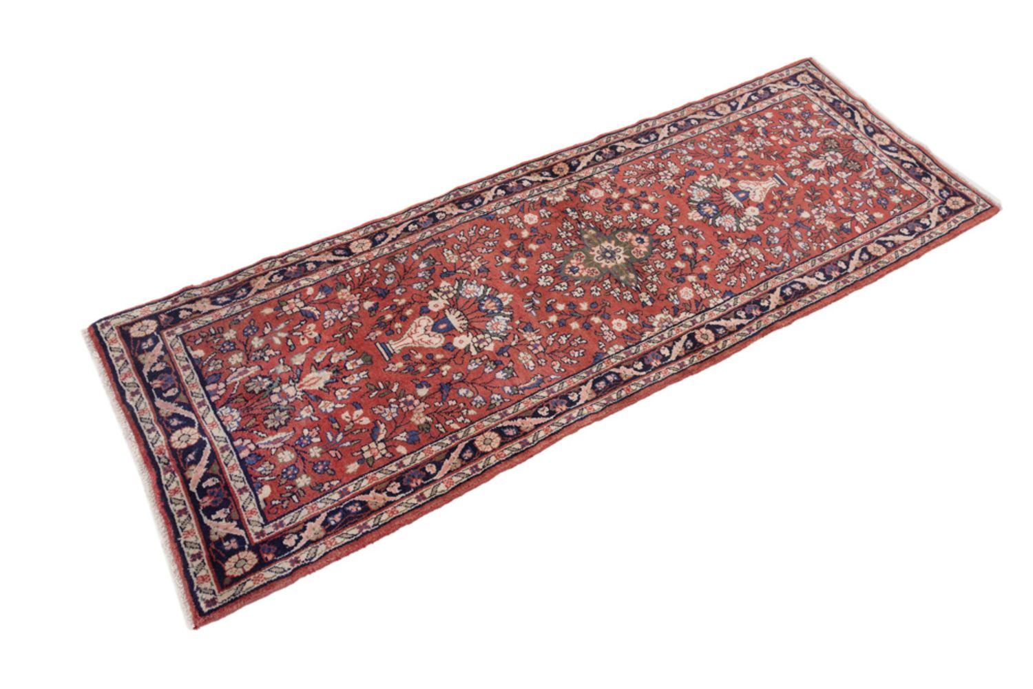 Alfombra de pasillo Alfombra persa - Nómada - 214 x 75 cm - rojo