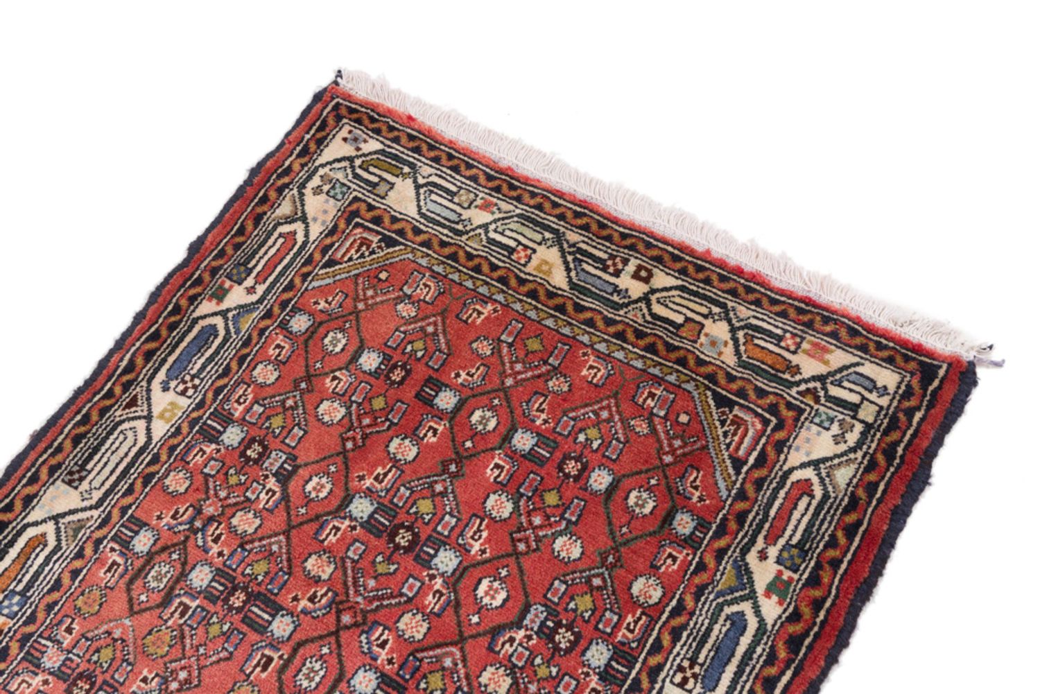 Alfombra de pasillo Alfombra persa - Nómada - 180 x 77 cm - rojo claro