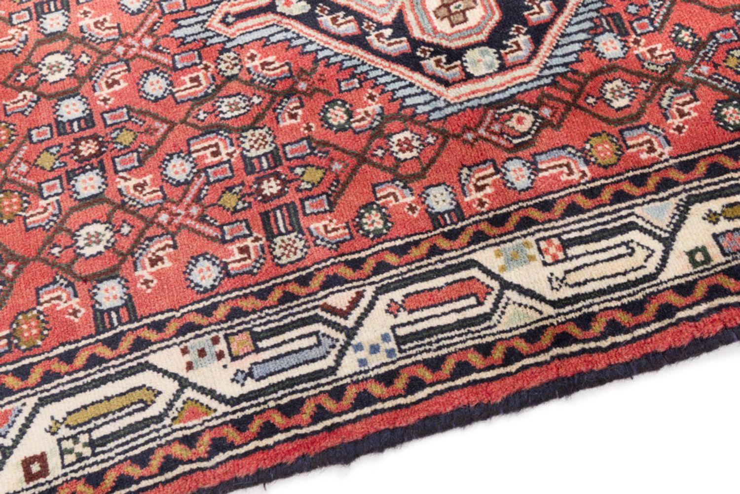 Alfombra de pasillo Alfombra persa - Nómada - 180 x 77 cm - rojo claro