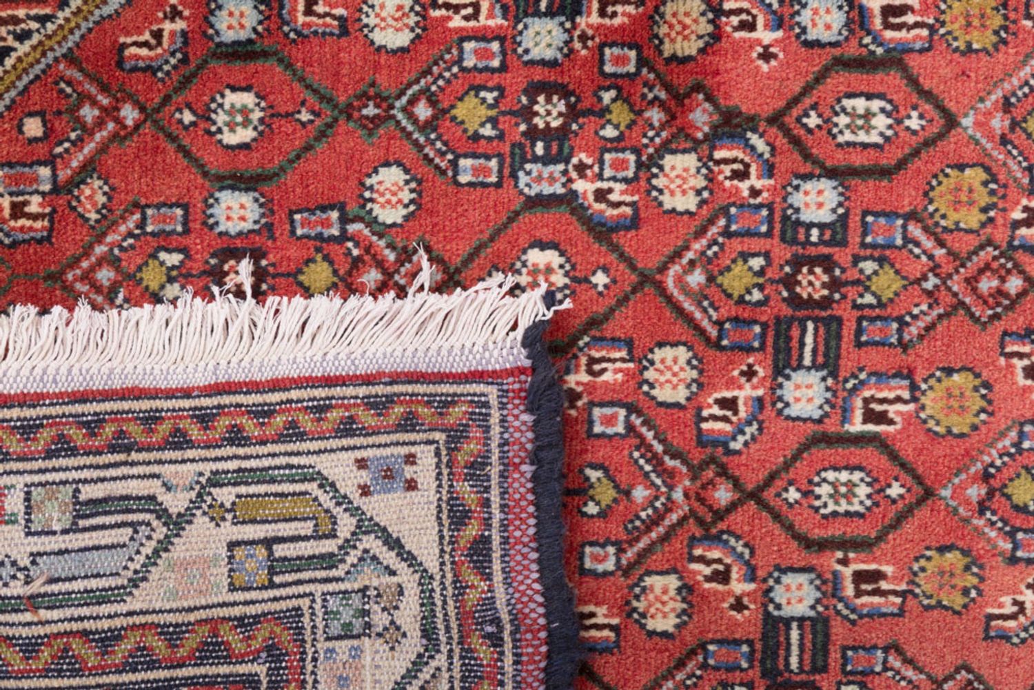 Alfombra de pasillo Alfombra persa - Nómada - 180 x 77 cm - rojo claro