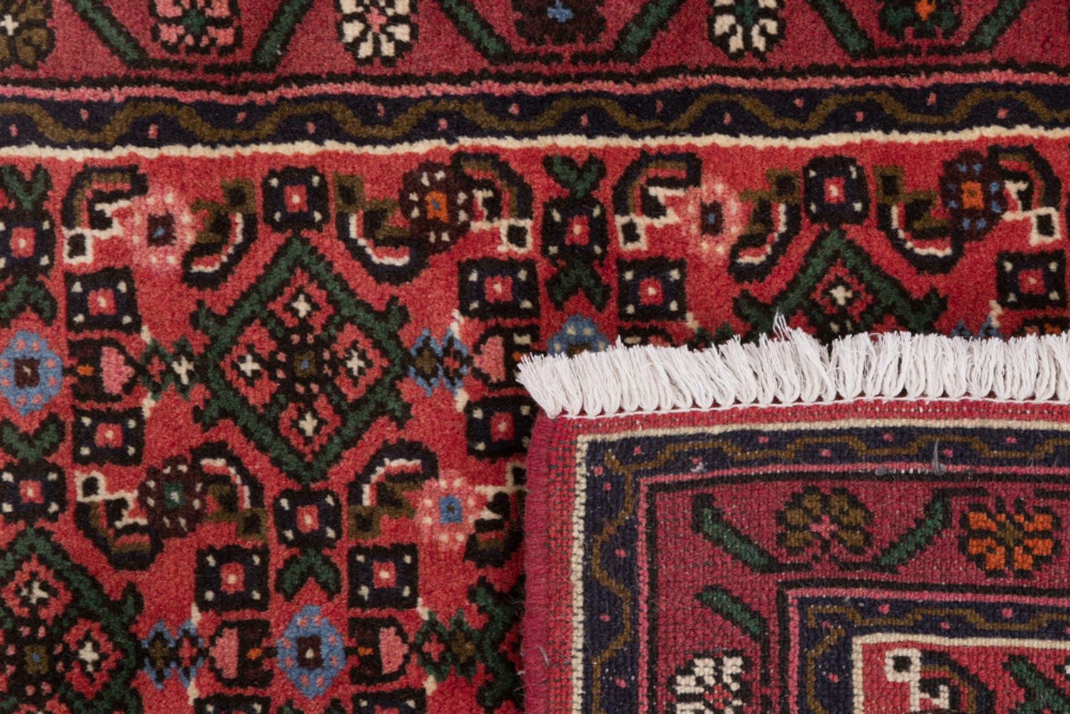 Alfombra de pasillo Alfombra persa - Nómada - 197 x 70 cm - rojo oscuro