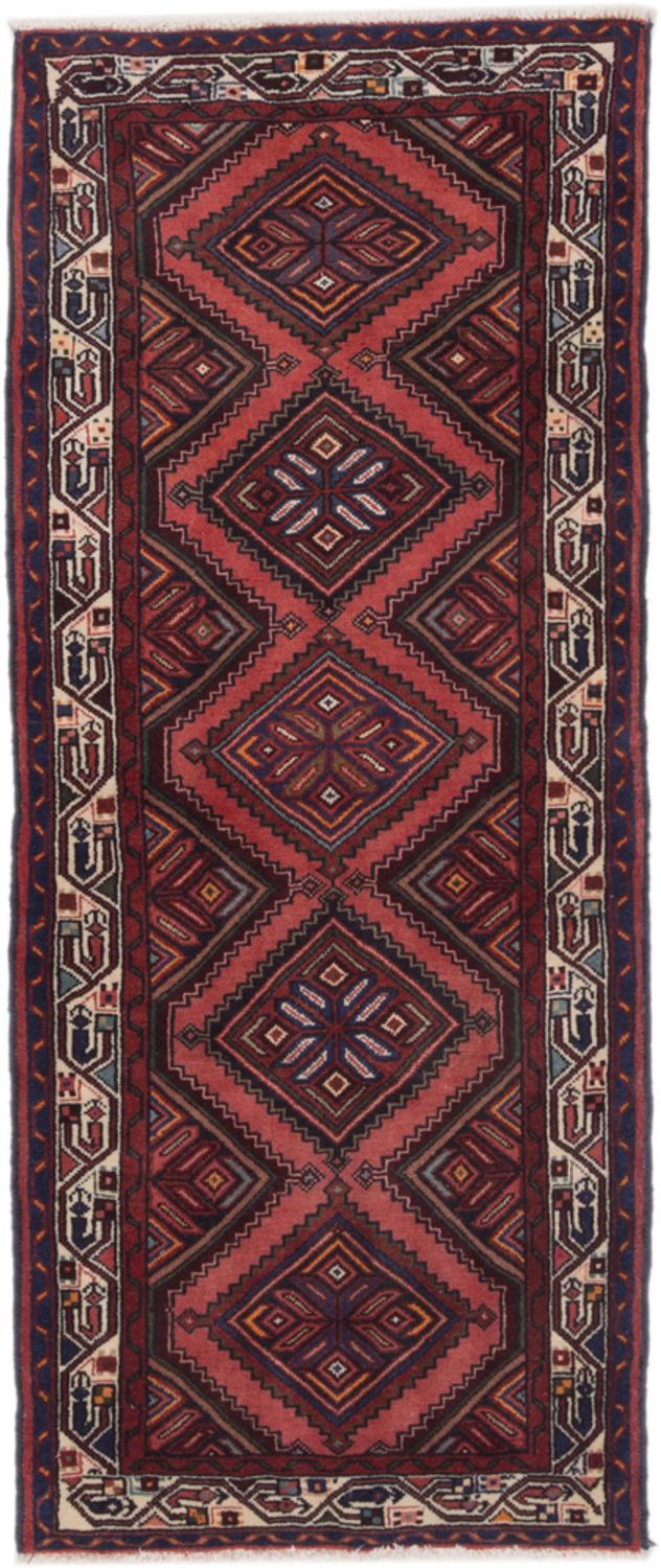 Alfombra de pasillo Alfombra persa - Nómada - 210 x 90 cm - rojo oscuro