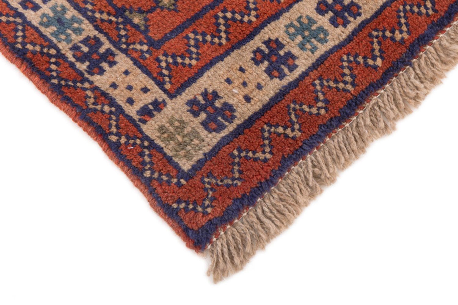 Alfombra de pasillo Alfombra persa - Nómada - 195 x 60 cm - rojo oscuro