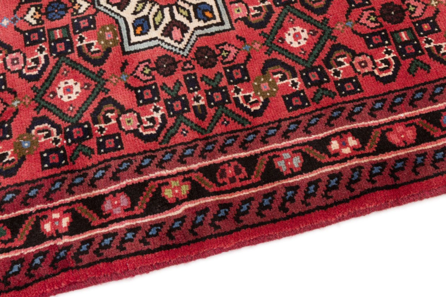 Alfombra de pasillo Alfombra persa - Nómada - 200 x 80 cm - rojo oscuro