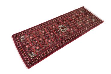 Alfombra de pasillo Alfombra persa - Nómada - 200 x 80 cm - rojo oscuro
