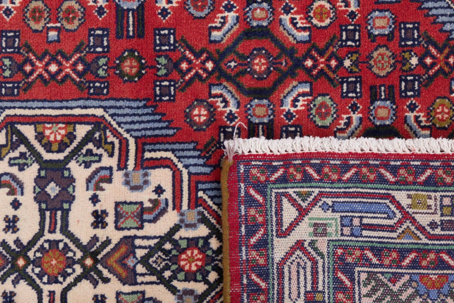 Persisk teppe - Nomadisk - 165 x 105 cm - mørk rød