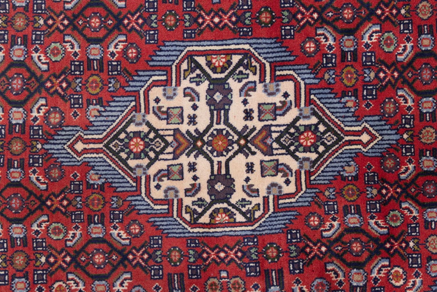 Persisk teppe - Nomadisk - 165 x 105 cm - mørk rød