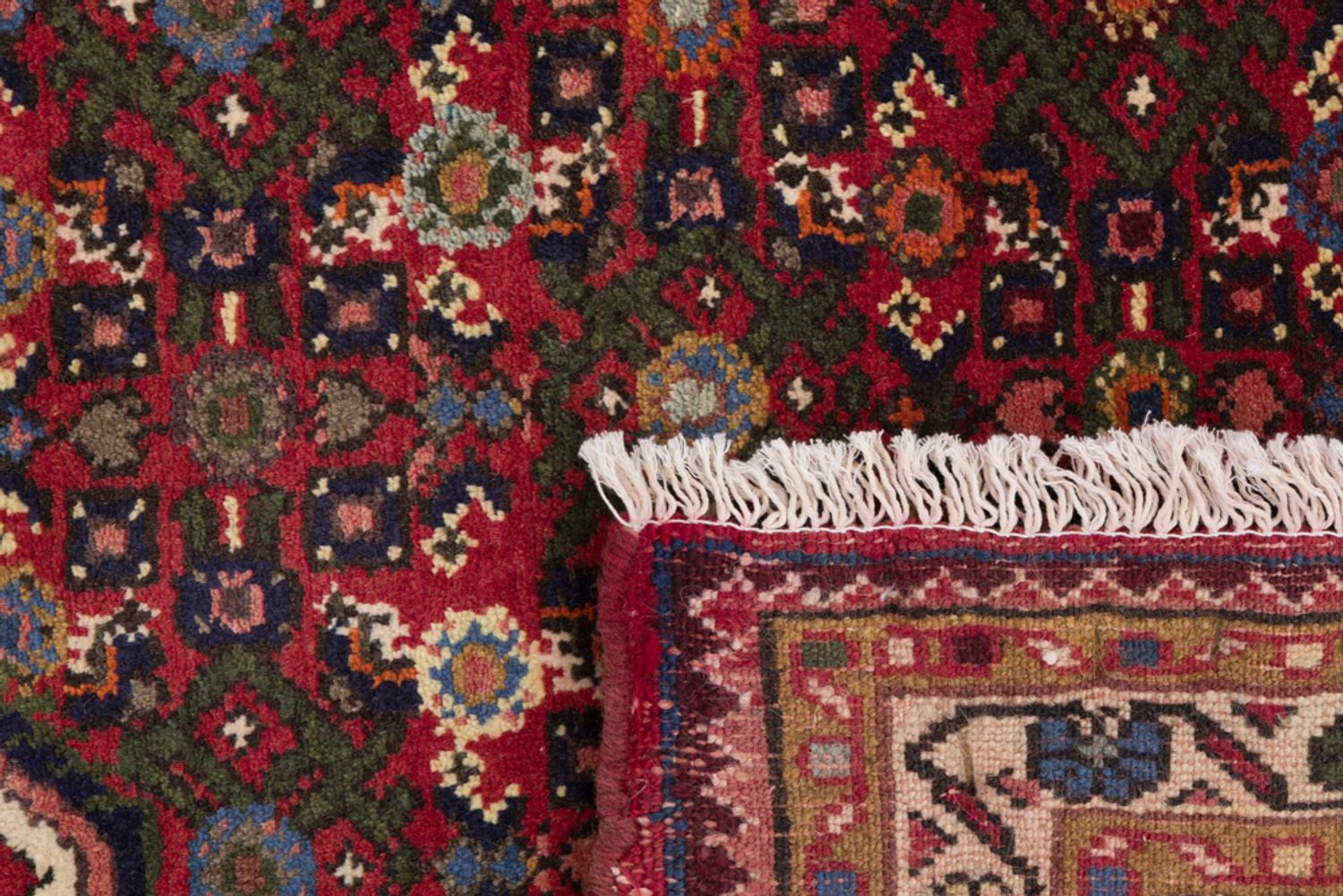 Alfombra persa - Nómada - 157 x 95 cm - rojo oscuro