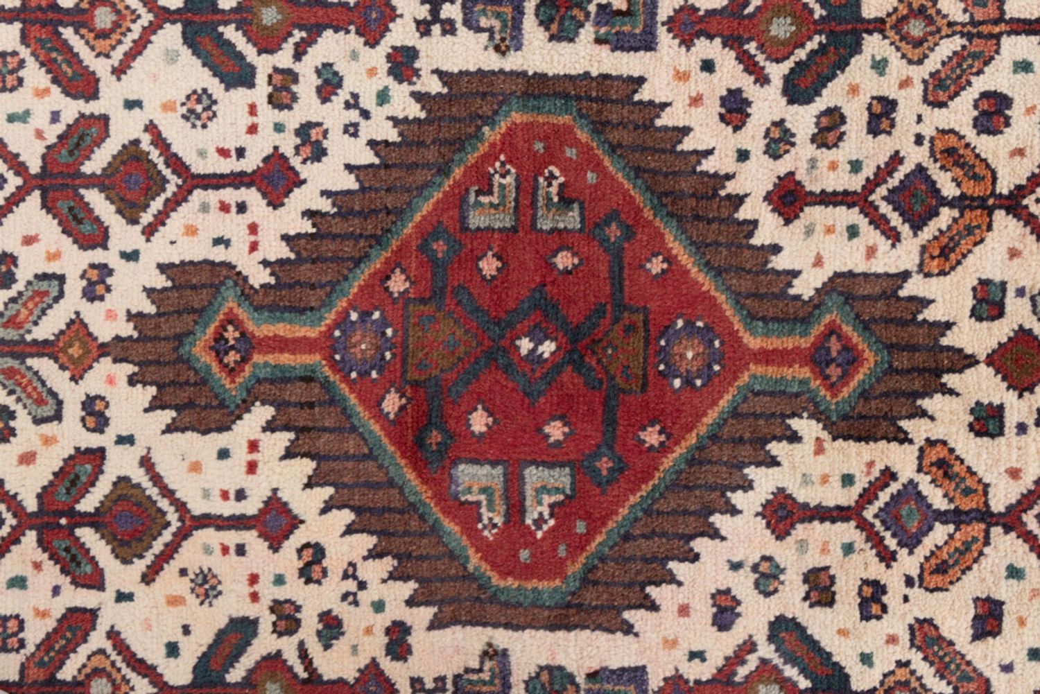 Alfombra persa - Nómada - 160 x 100 cm - rojo claro