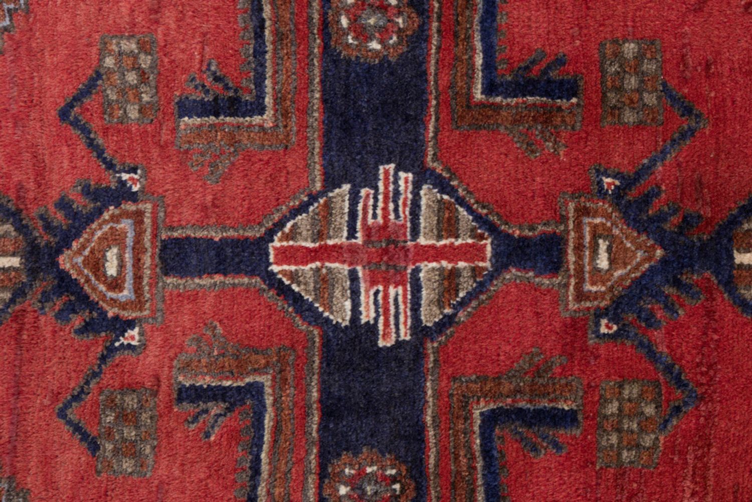 Alfombra persa - Nómada - 145 x 107 cm - multicolor