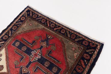 Alfombra persa - Nómada - 145 x 107 cm - multicolor