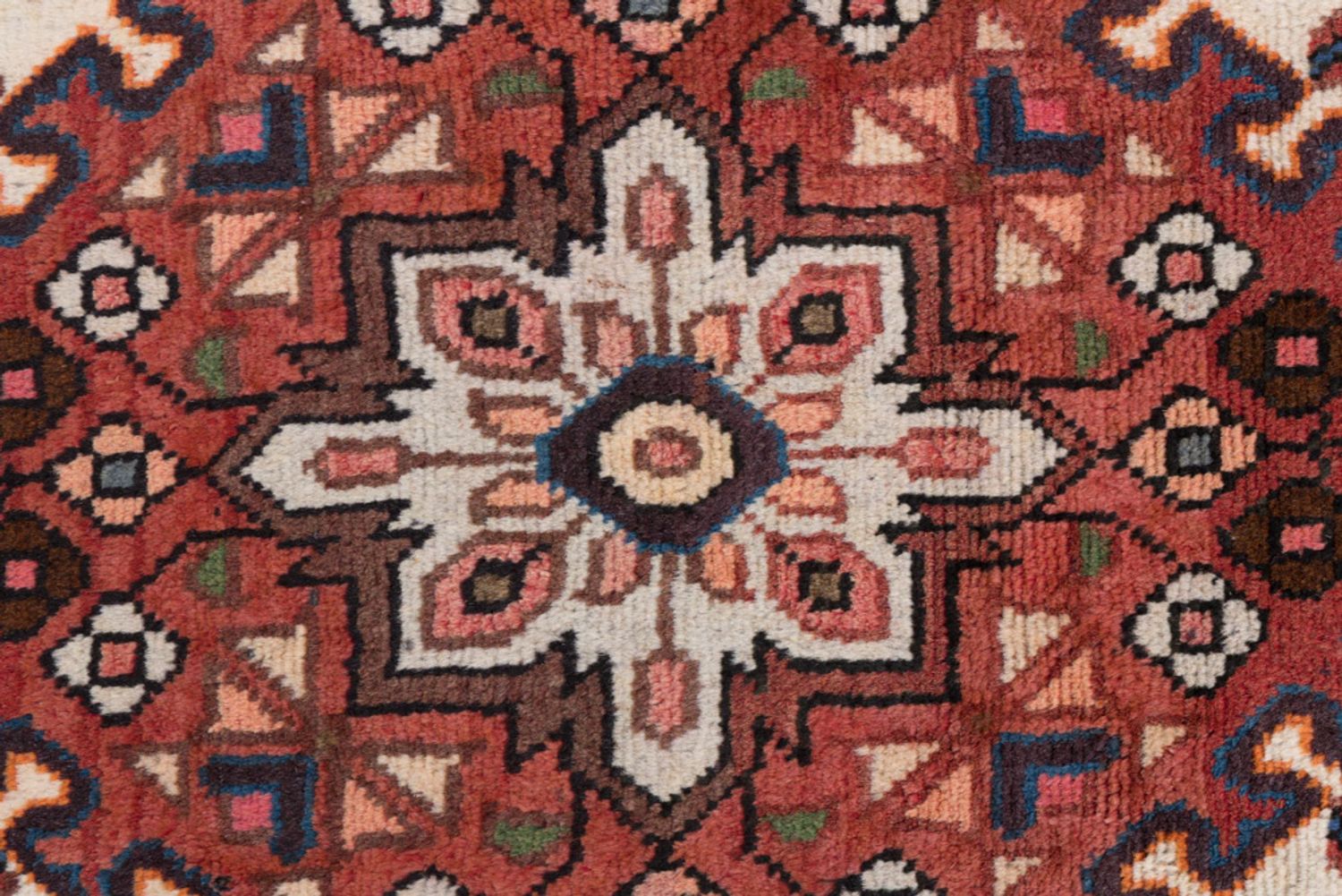 Alfombra persa - Nómada - 150 x 100 cm - rojo oscuro