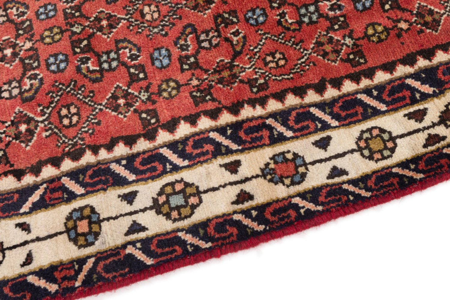 Alfombra persa - Nómada - 145 x 105 cm - rojo