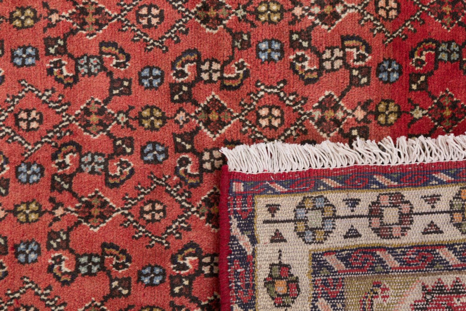 Alfombra persa - Nómada - 145 x 105 cm - rojo