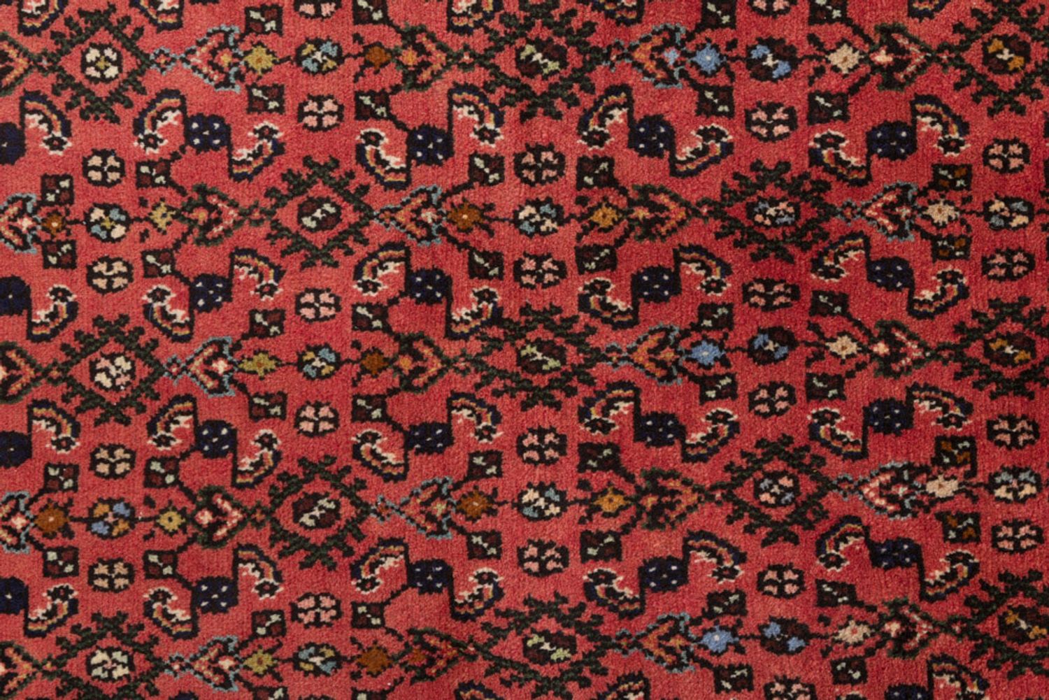 Alfombra persa - Nómada - 150 x 105 cm - rojo oscuro