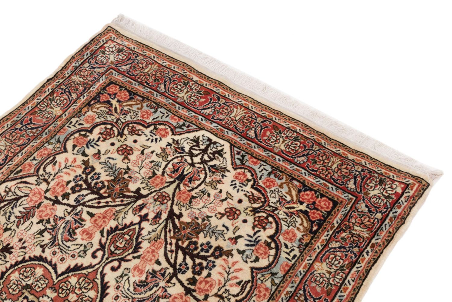 Persisk teppe - Bijar - 165 x 105 cm - lys beige