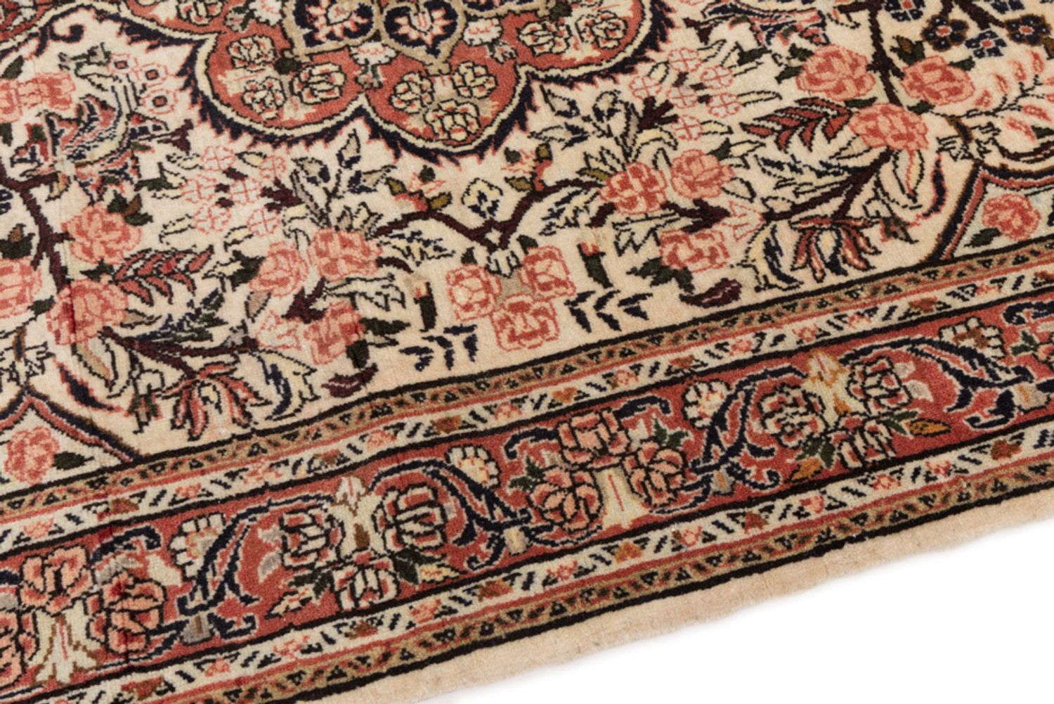 Persisk teppe - Bijar - 165 x 105 cm - lys beige