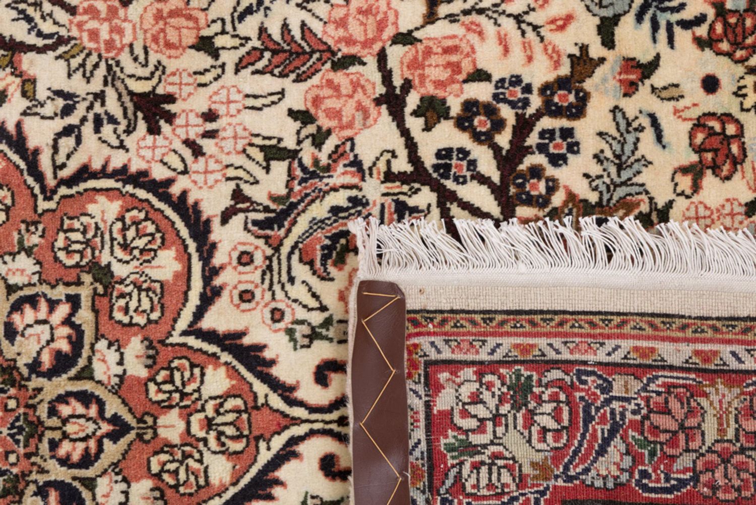 Persisk teppe - Bijar - 165 x 105 cm - lys beige