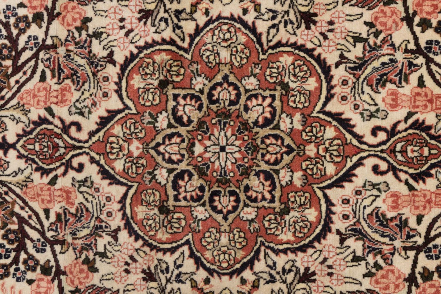 Persisk teppe - Bijar - 165 x 105 cm - lys beige