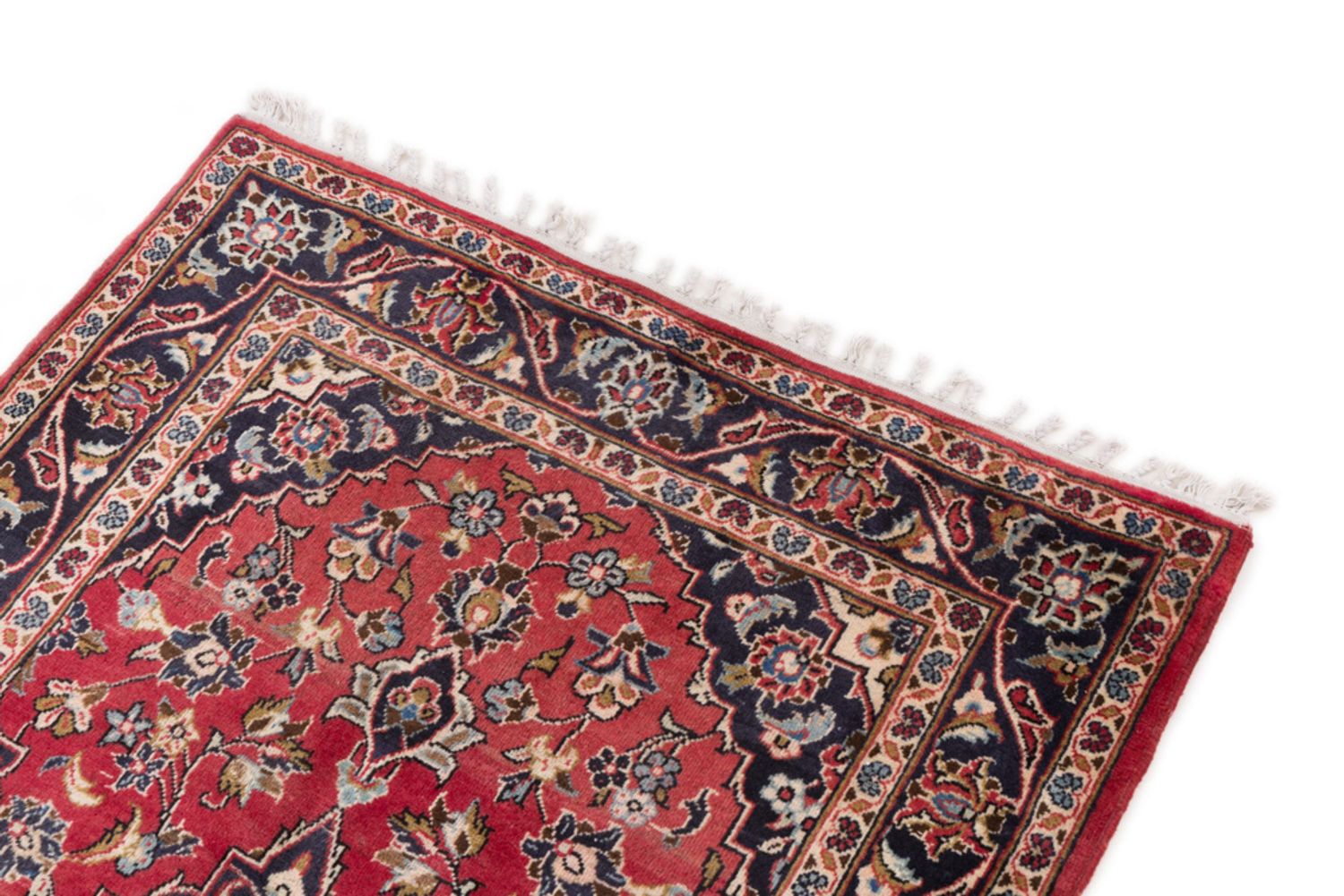 Alfombra persa - Keshan - 150 x 100 cm - rojo