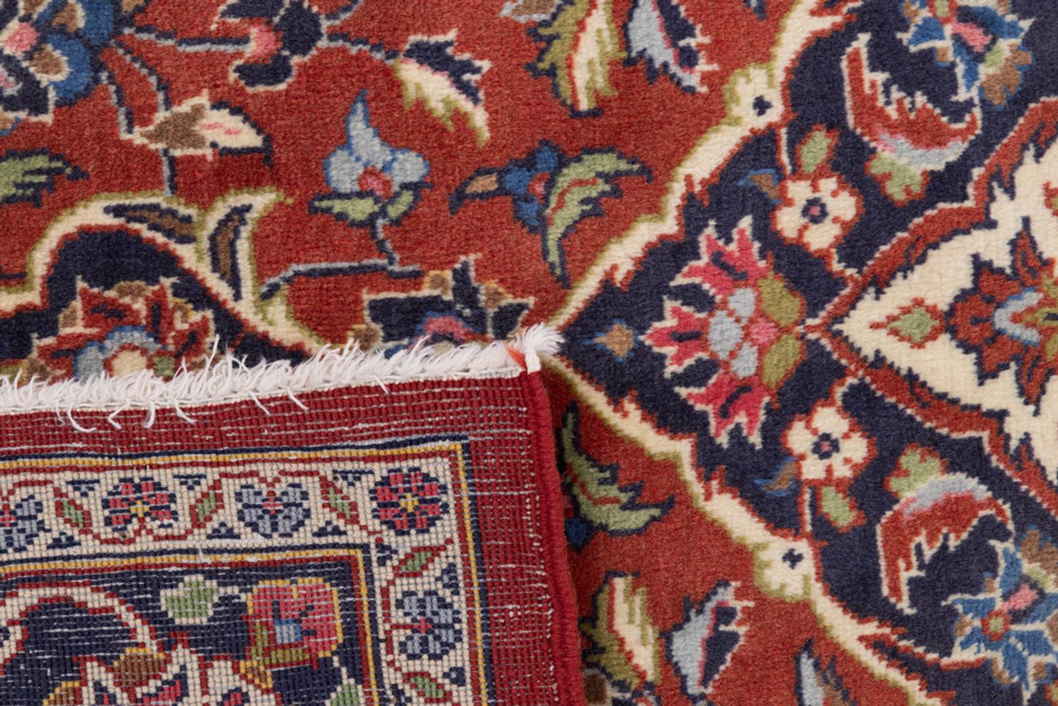 Alfombra persa - Keshan - 150 x 110 cm - óxido