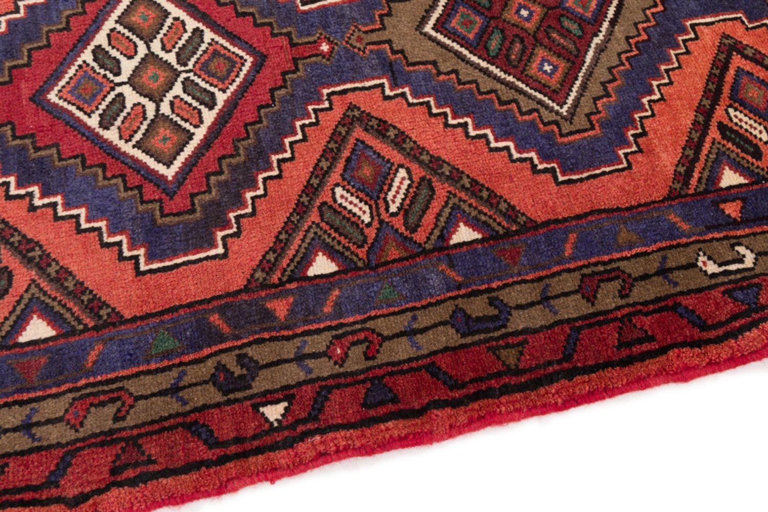 Alfombra de pasillo Alfombra persa - Nómada - 289 x 81 cm - óxido